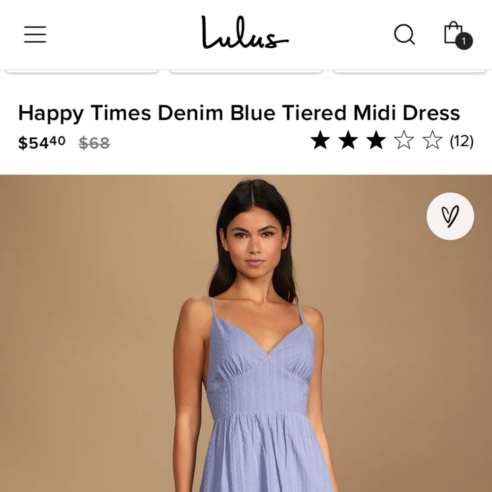 Lulus Ruffle Midi Dress - Picture 2 of 4